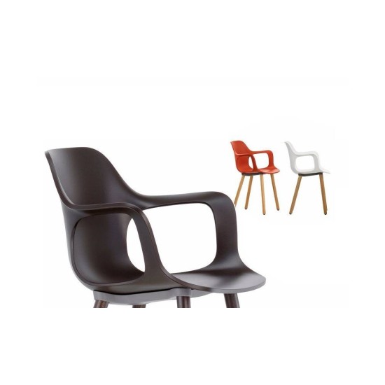 VITRA HAL ARMCHAIR WOOD SEDIA
