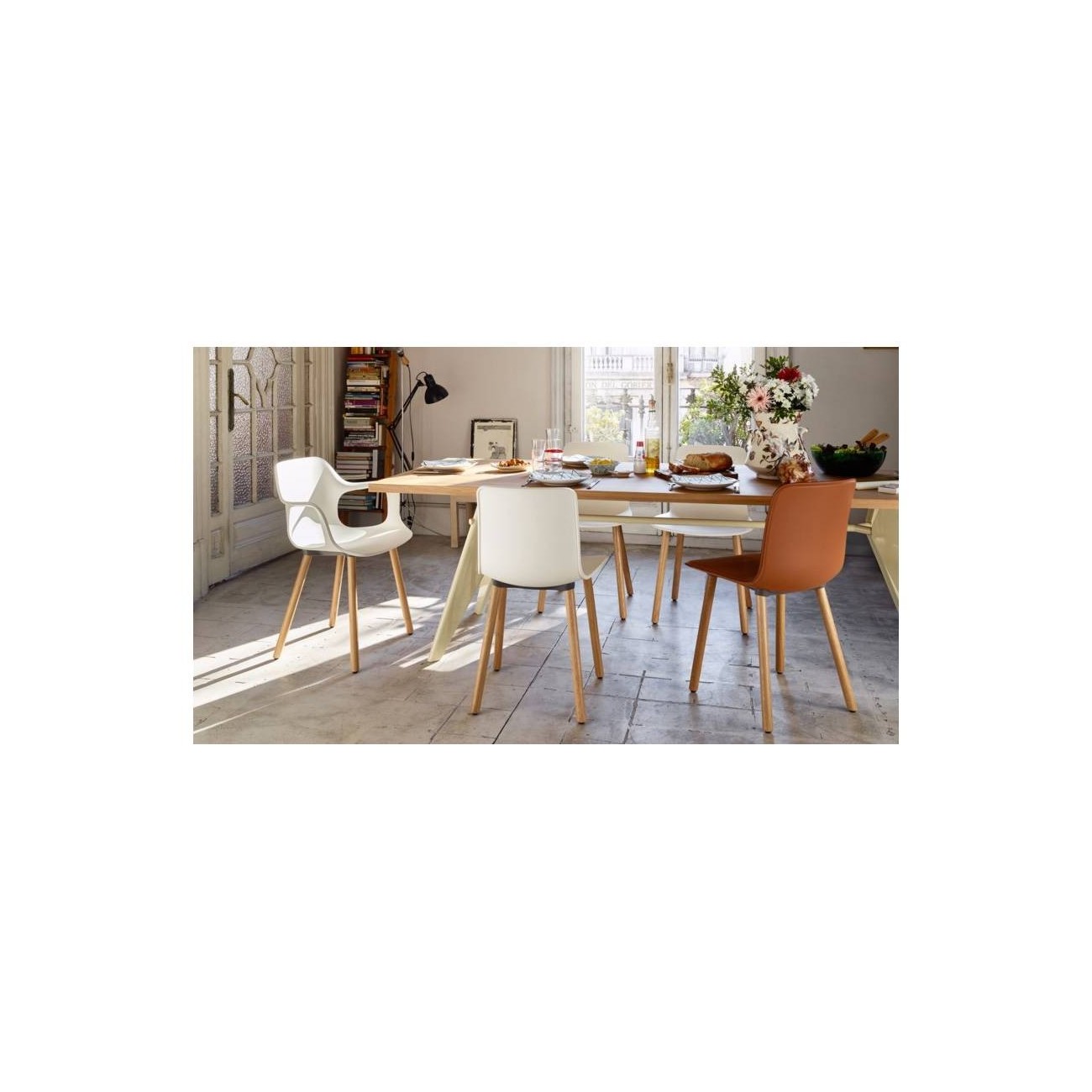 VITRA HAL ARMCHAIR WOOD SEDIA