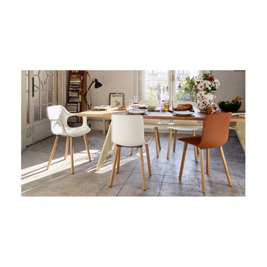 VITRA HAL ARMCHAIR WOOD SEDIA