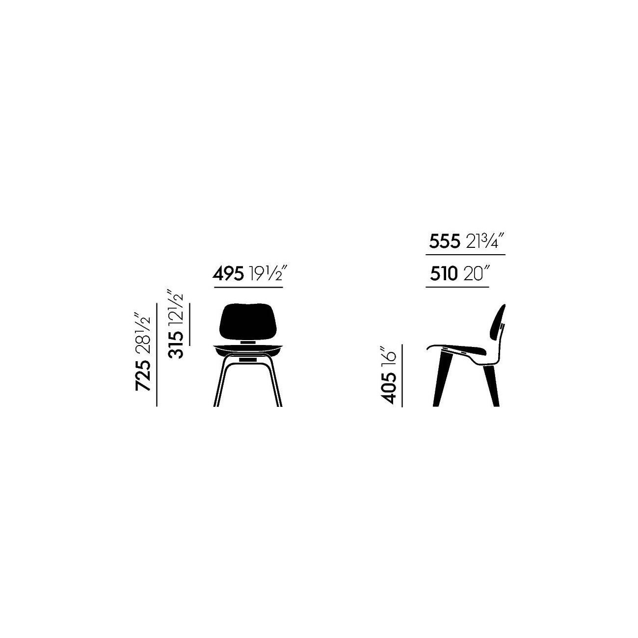 VITRA DCW SEDIA