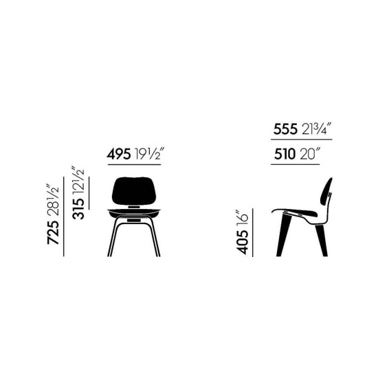 VITRA DCW SEDIA