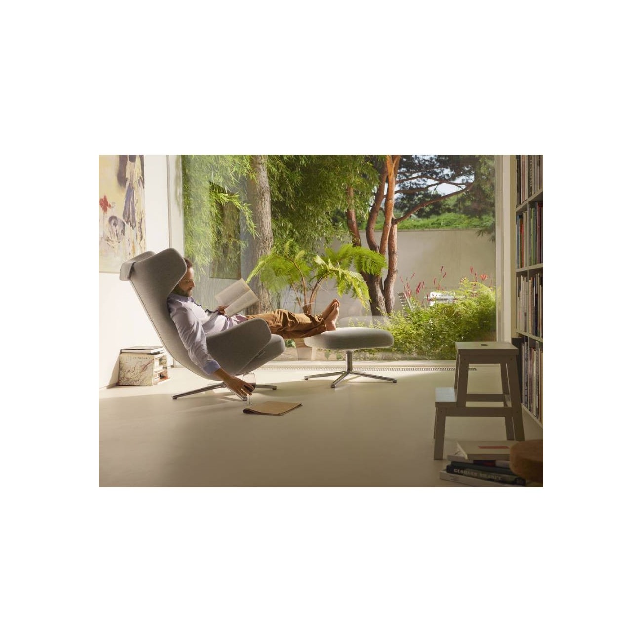 VITRA REPOS & OTTOMAN POLTRONA