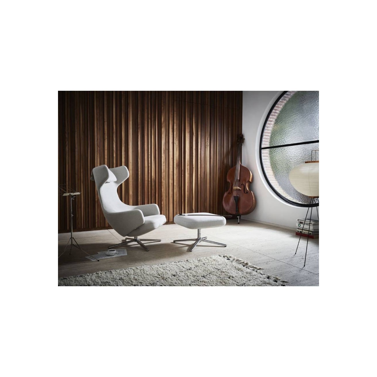 VITRA REPOS & OTTOMAN POLTRONA