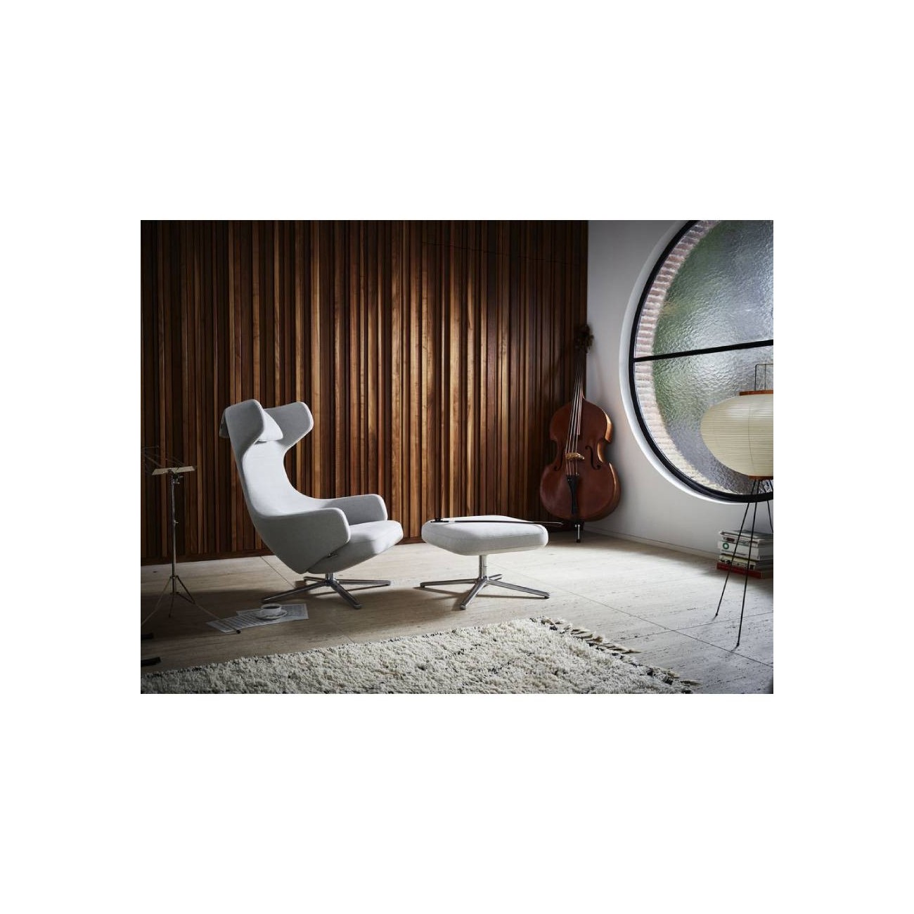 VITRA REPOS & OTTOMAN POLTRONA