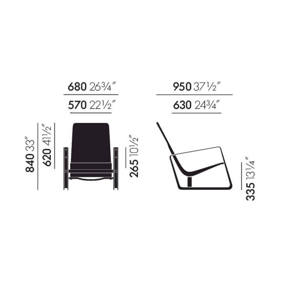 VITRA CITÉ POLTRONA