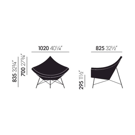 VITRA COCONUT POLTRONA