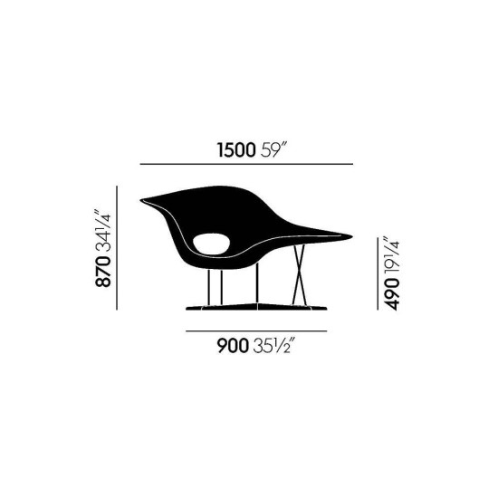 VITRA LA CHAISE POLTRONA