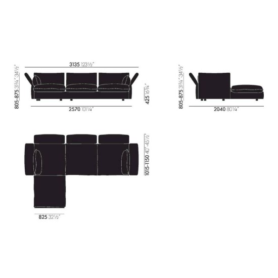 VITRA MARIPOSA CORNER DIVANO