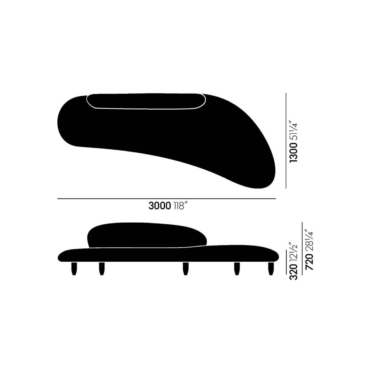 VITRA FREEFORM DIVANO