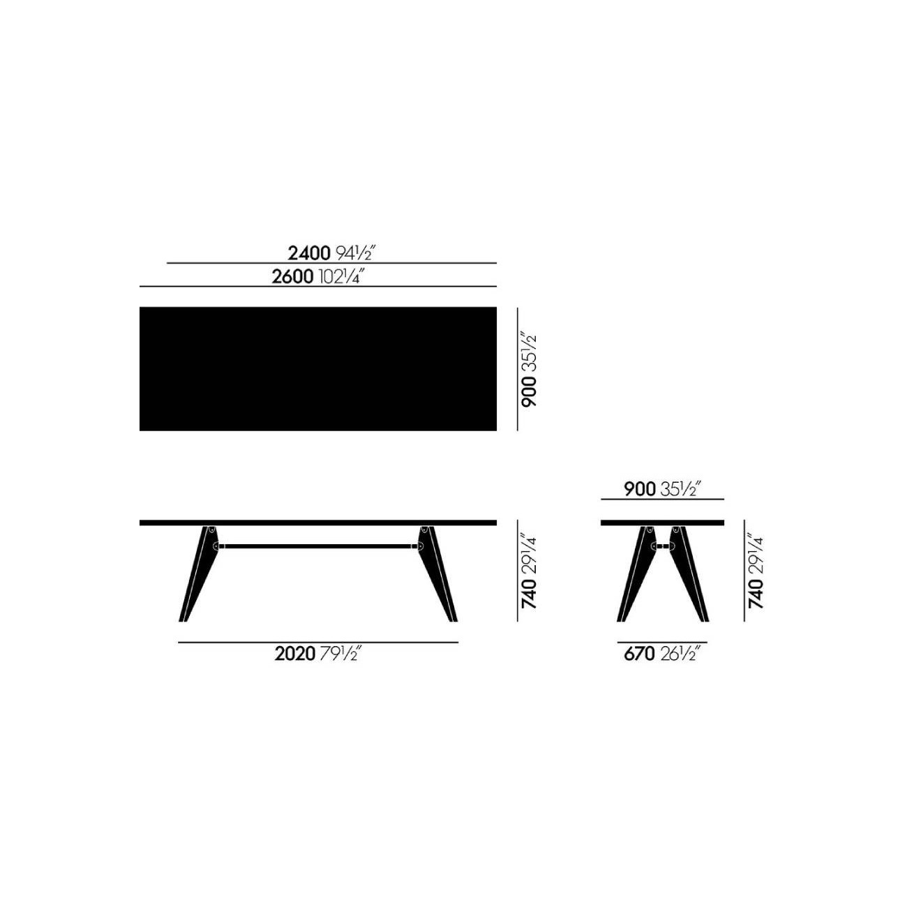 VITRA TABLE SOLVAY TAVOLO