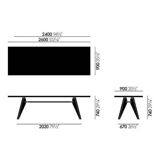 VITRA TABLE SOLVAY TAVOLO