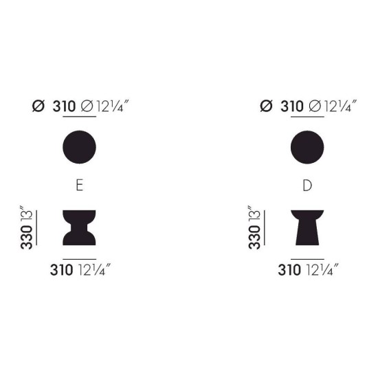VITRA CORK FAMILY TAVOLINI