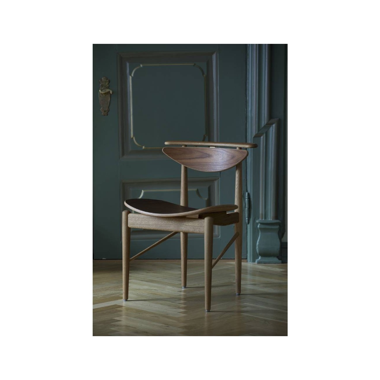 FINN JUHL READING CHAIR - VENEER SEAT - SEDIA