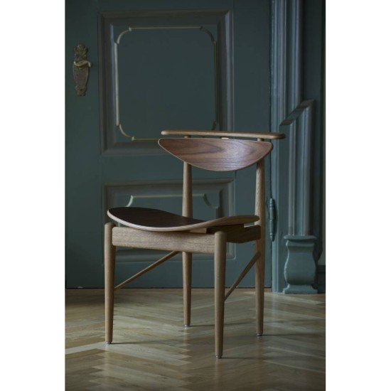 FINN JUHL READING CHAIR - VENEER SEAT - SEDIA