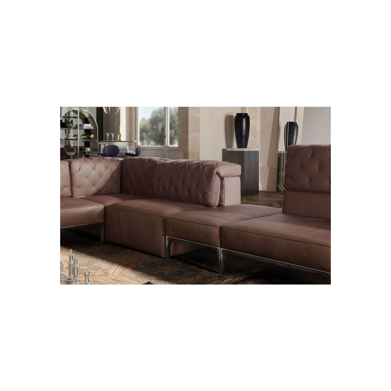 NATUZZI SKYLINE POUF