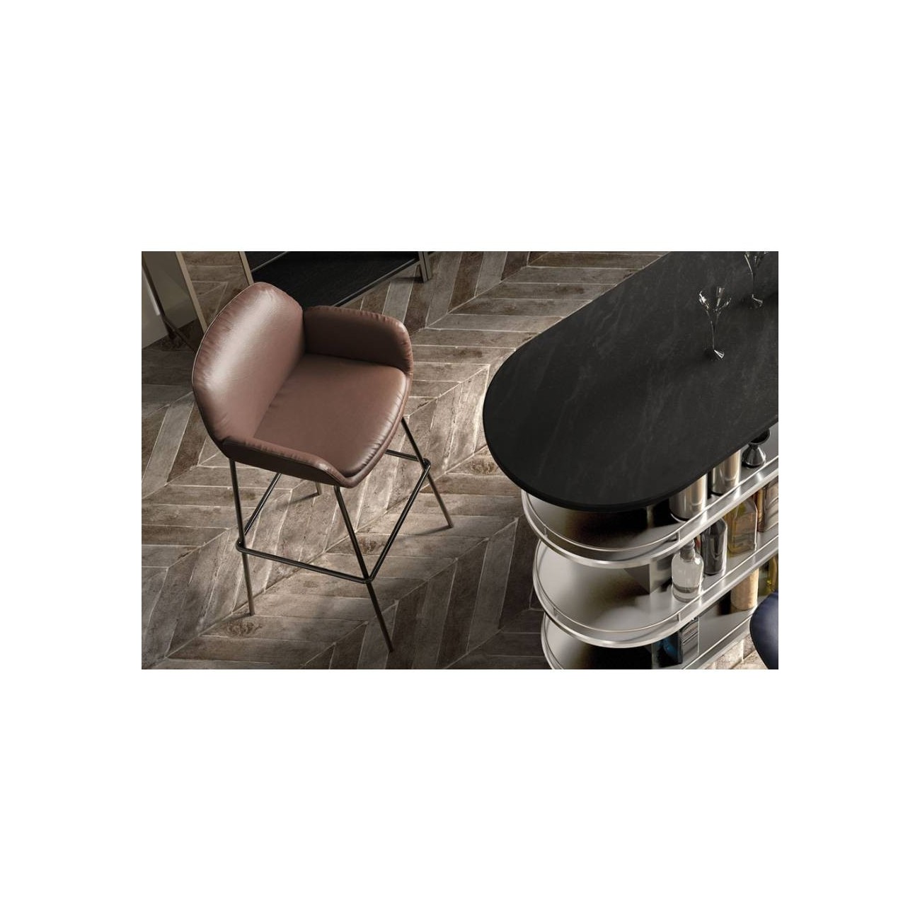 NATUZZI SHIELD SGABELLO