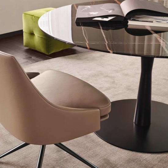 POLIFORM FLUTE TABLE LACCATO