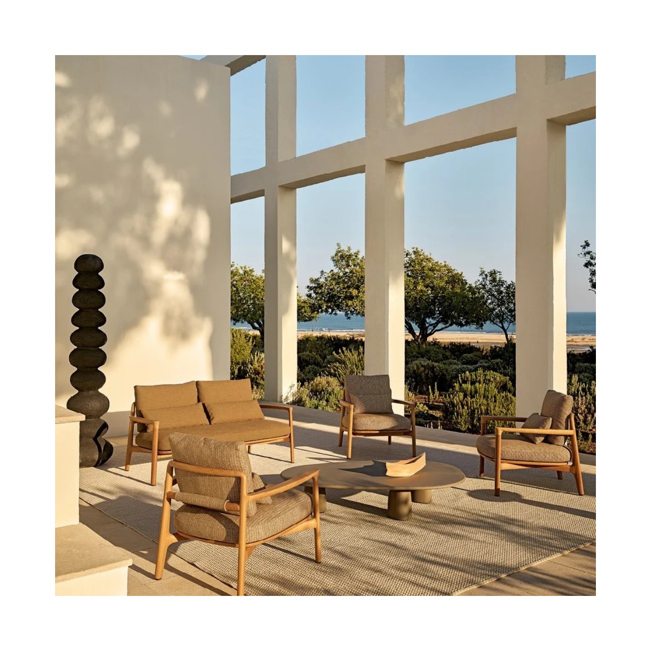 POLIFORM MAGNOLIA SOFA COLLECTION OUTDOOR