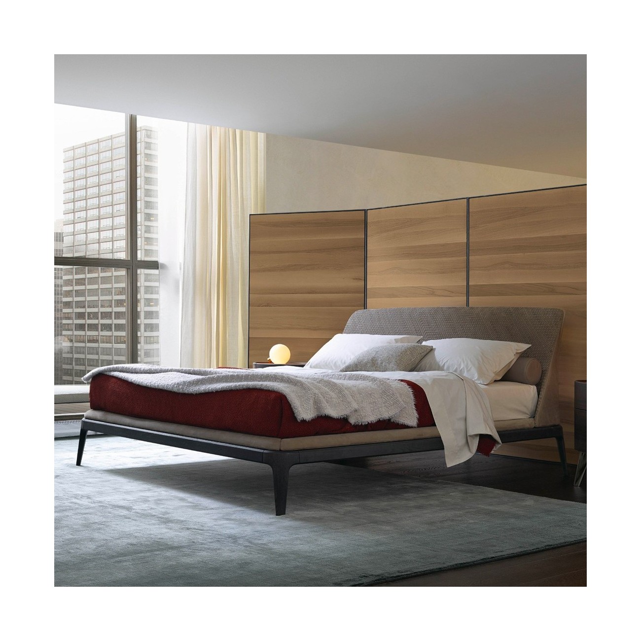 POLIFORM KELLY LETTO IN PELLE NABUK