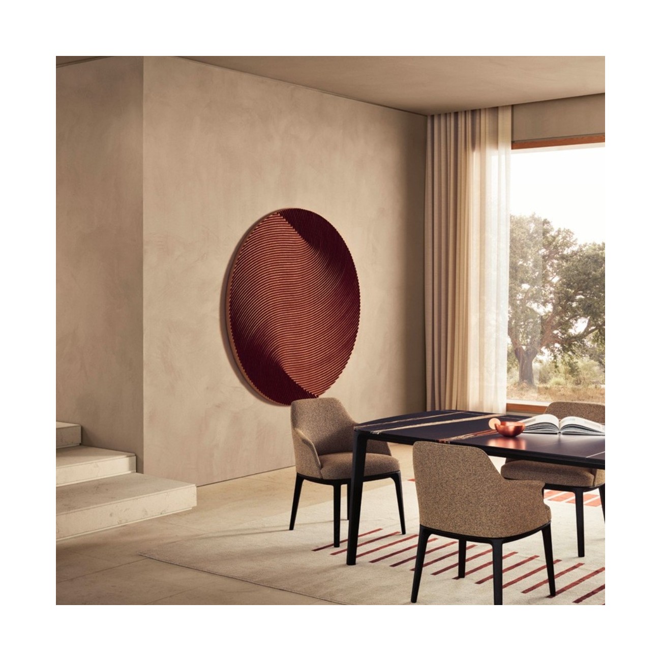 POLIFORM SOPHIE SEDIA CON BRACCIOLI