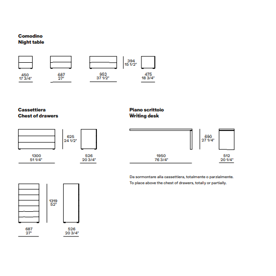 POLIFORM  DREAM CASSETTIERA