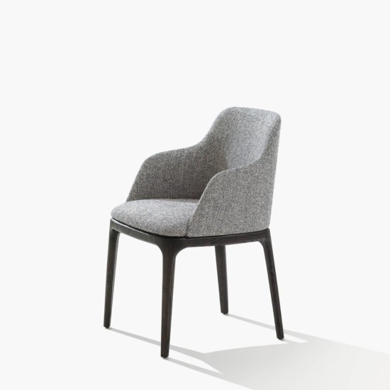 POLIFORM GRACE SEDIA IN OLMO NERO