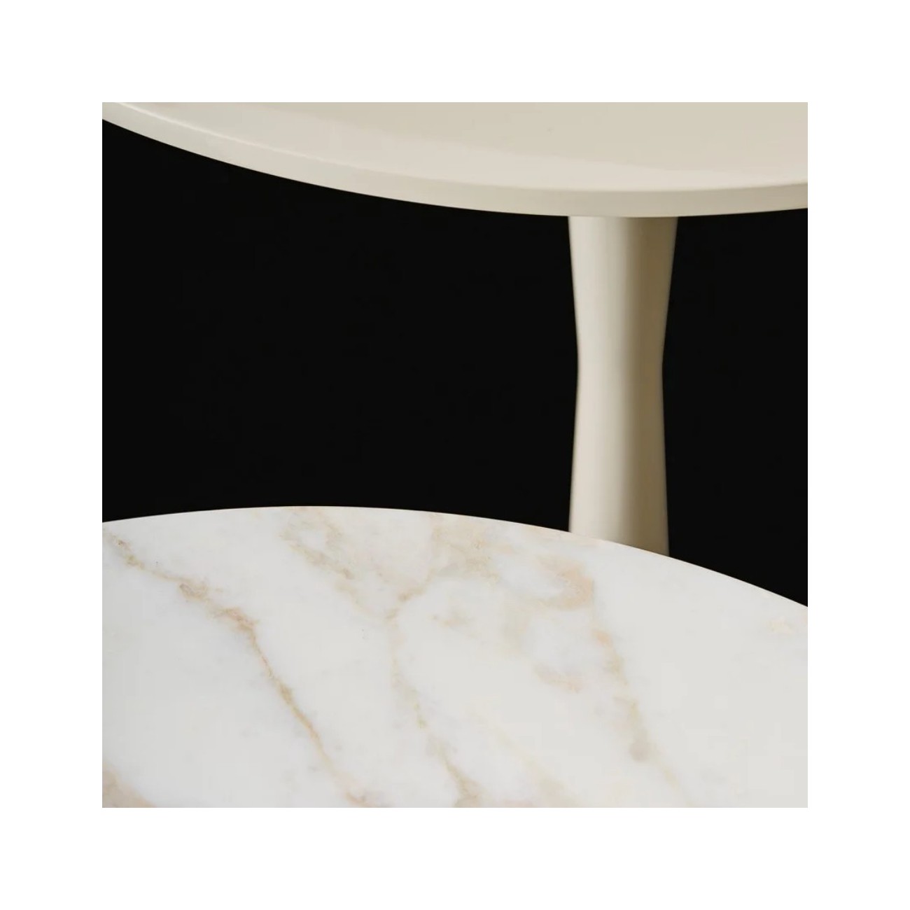 POLIFORM FLUTE TABLE BASSE LAQUÉE