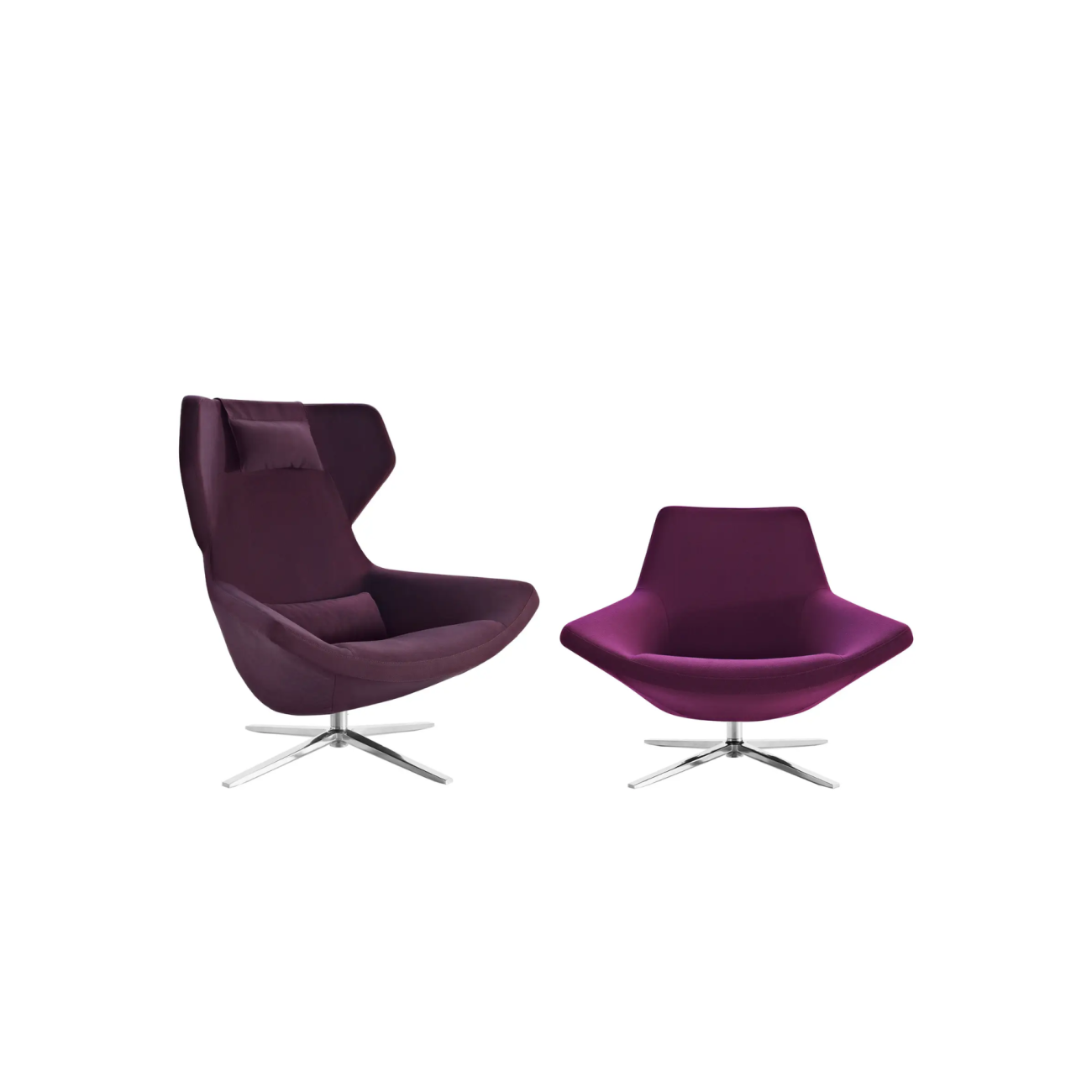 B&B ITALIA - METROPOLITAN '14 FAUTEUIL DOSSIER BAS