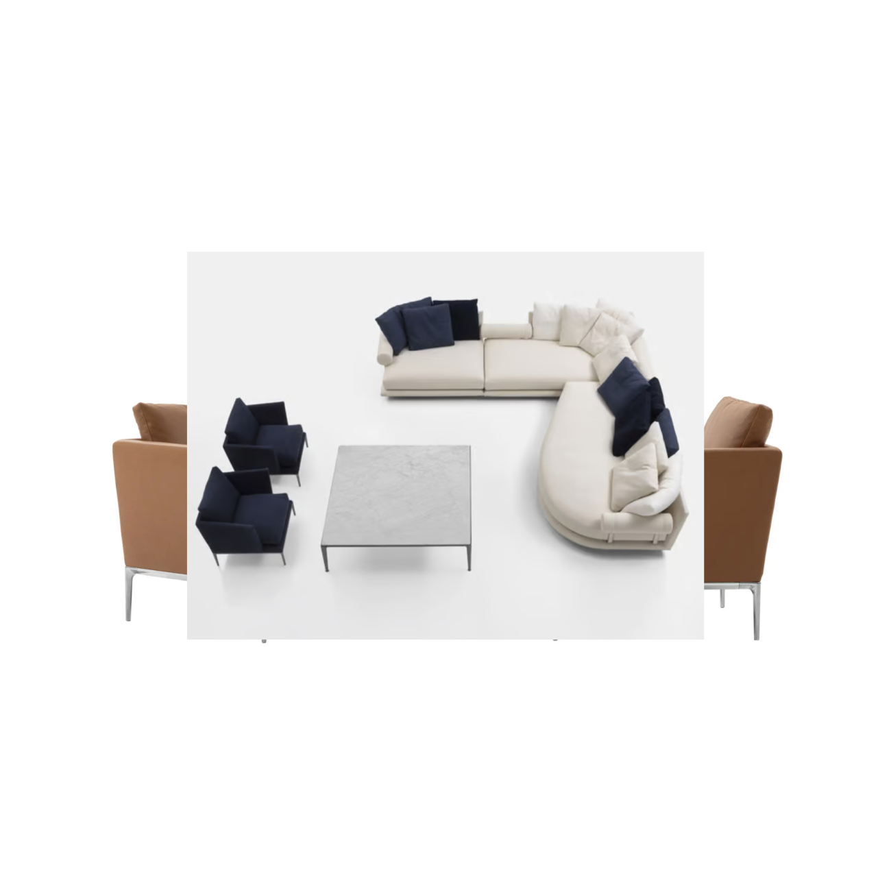 B&B ITALIA ATOLL POLTRONA