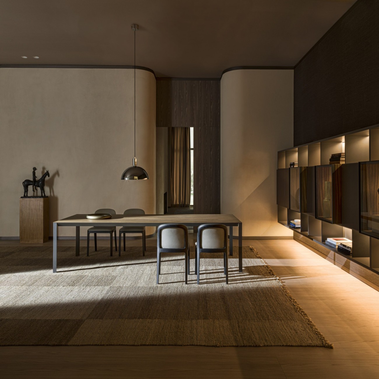 MOLTENI HALF A SQUARE TABLE