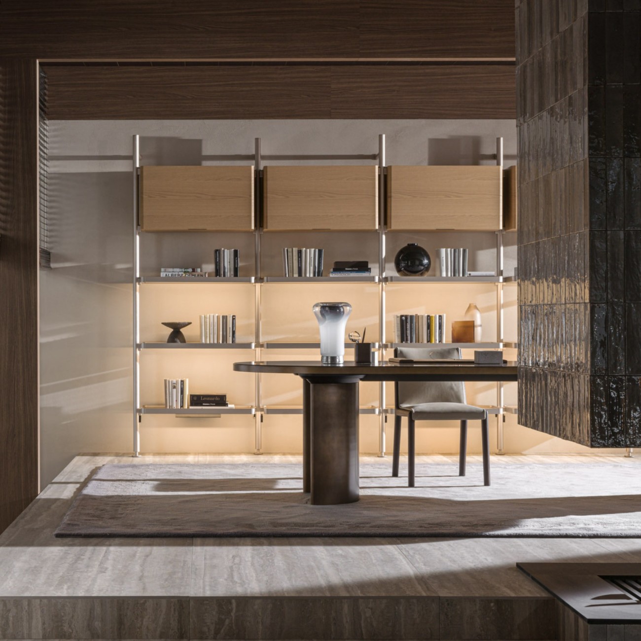 MOLTENI HECTOR MODULAR BOOKSHELVES