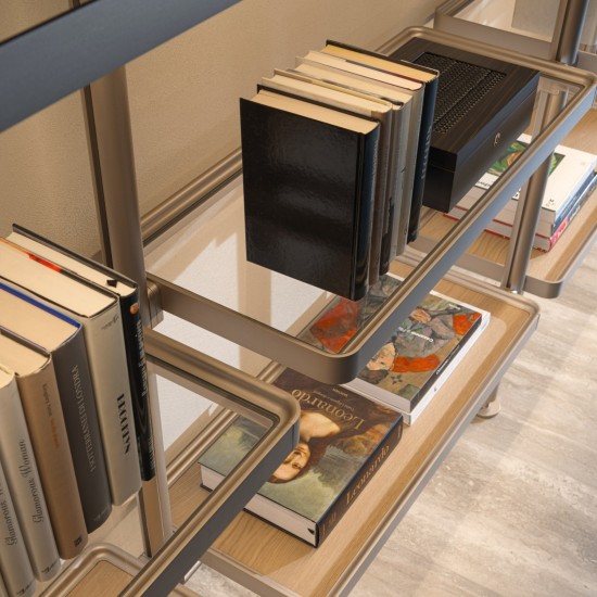 MOLTENI HECTOR MODULAR BOOKSHELVES