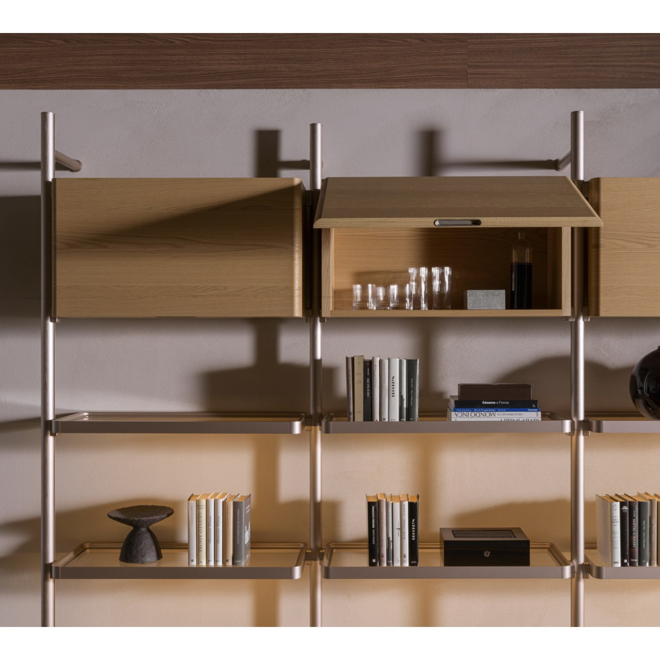 MOLTENI HECTOR MODULAR BOOKSHELVES