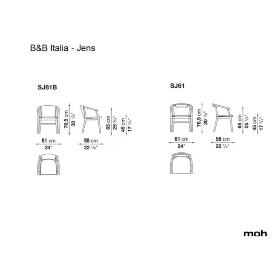 B&B JENS FAUTEUIL