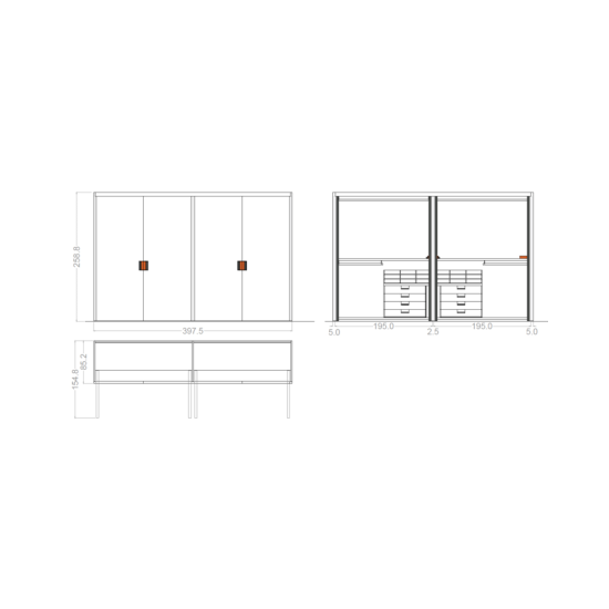 B&B ARMOIRE BACKSTAGE