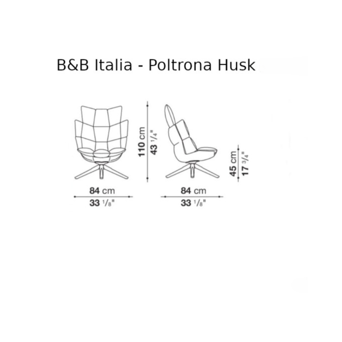 B&B FAUTEUIL HUSK