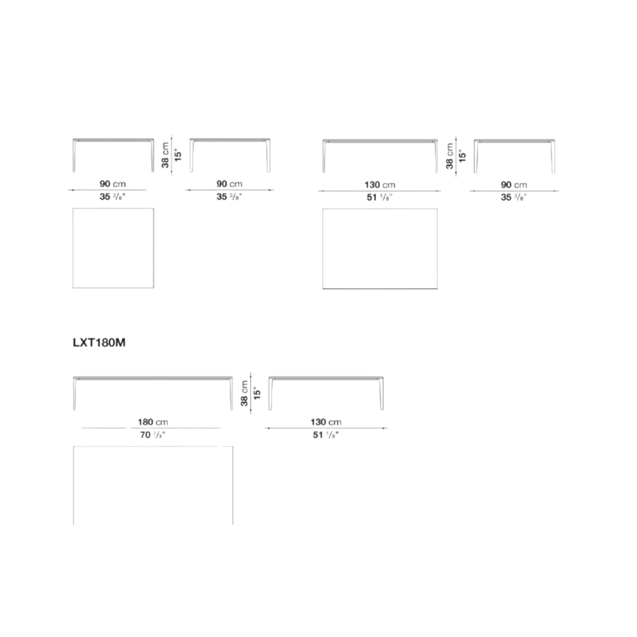 MAXALTO ALCOR TAVOLINO