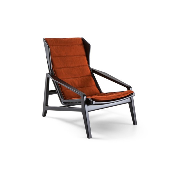 MOLTENI & C. FAUTEUIL D.156.3  EN NOYER