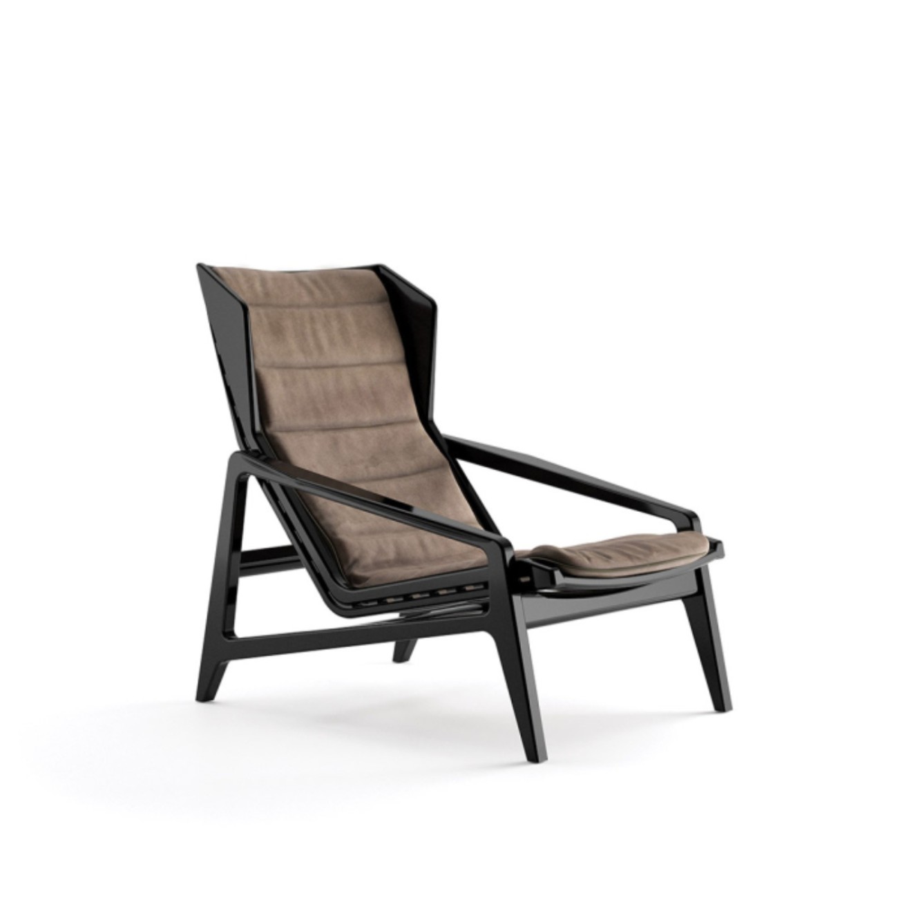 MOLTENI & C. FAUTEUIL D.156.3  EN NOYER