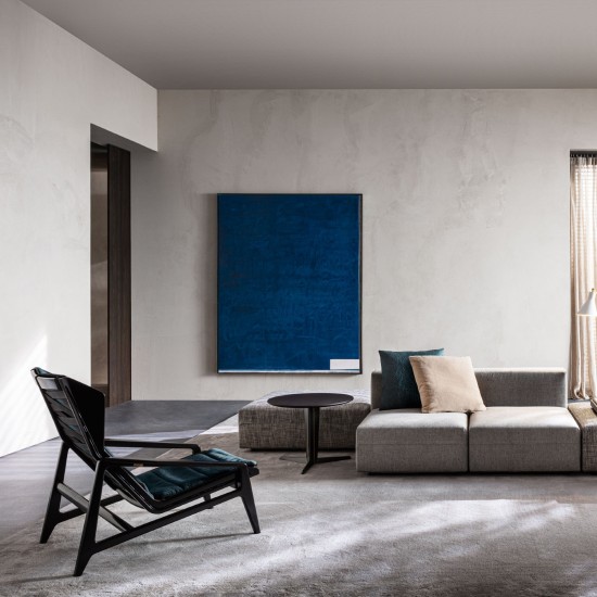 MOLTENI & C. FAUTEUIL D.156.3  EN NOYER