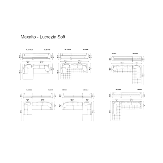MAXALTO LUCREZIA SOFT CANAPÉ