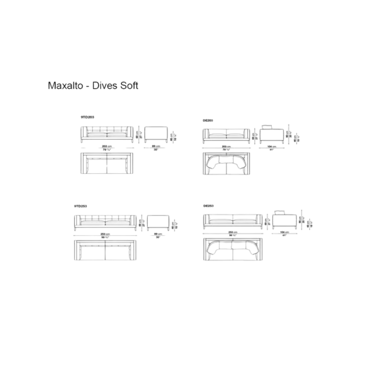 MAXALTO DIVES SOFT DIVANO