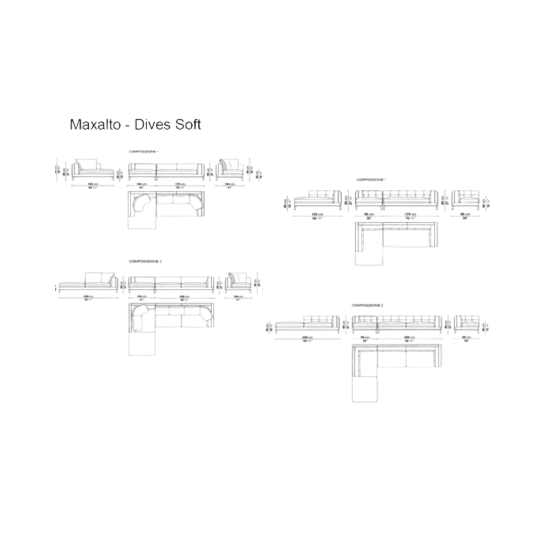 MAXALTO DIVES SOFT DIVANO