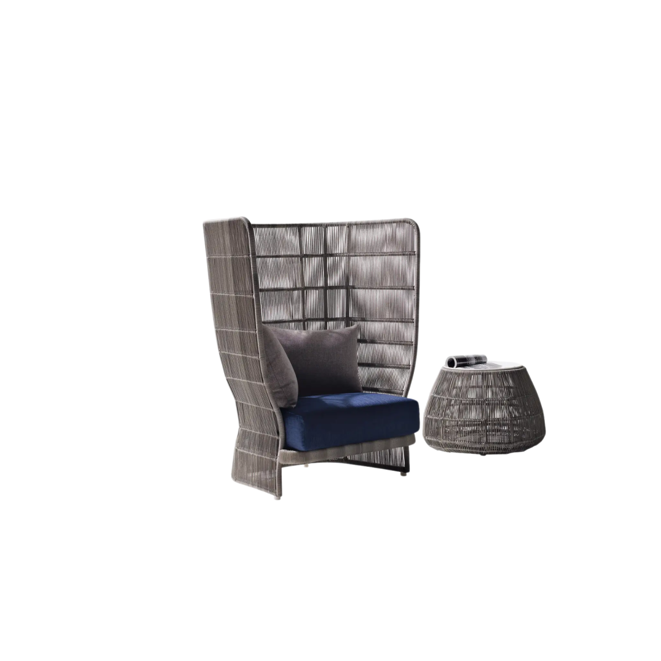 B&B CANASTA 13 FAUTEUIL DOSSIER HAUT