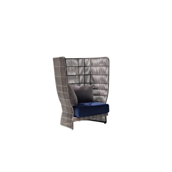 B&B CANASTA 13 FAUTEUIL DOSSIER HAUT