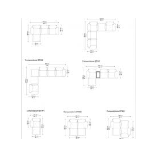 B&B BUTTERFLY CON CHAISE LONGUE