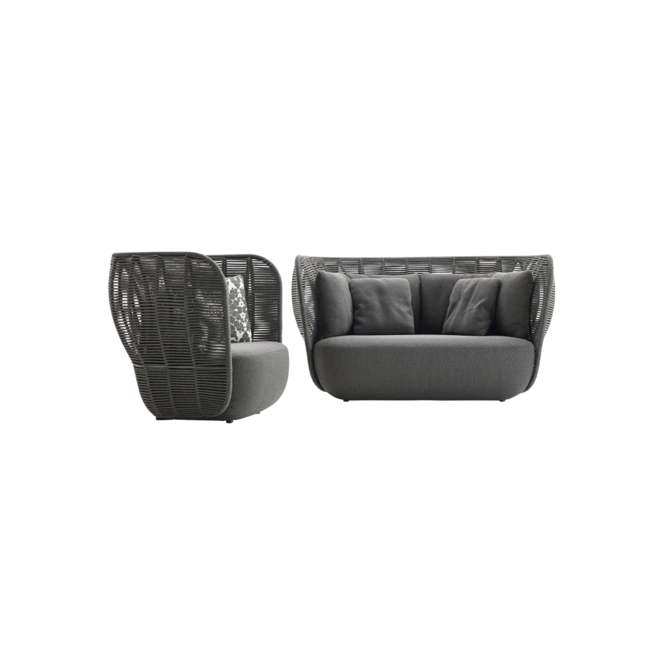 B&B BAY FAUTEUIL AVEC DOSSIER BAS