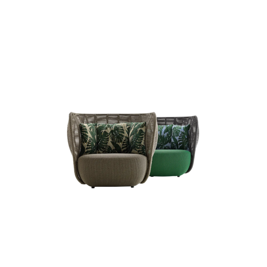 B&B BAY FAUTEUIL AVEC DOSSIER BAS