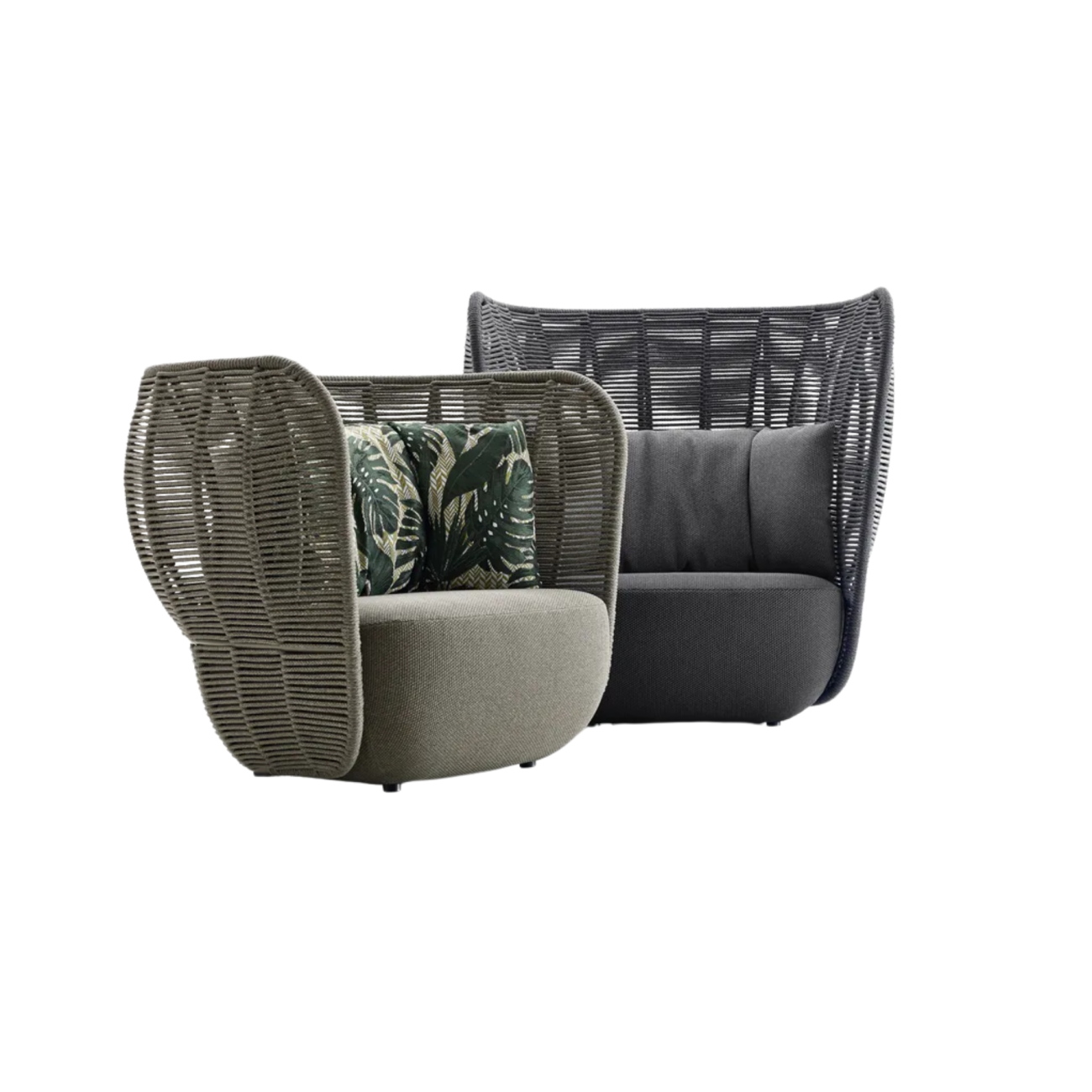 B&B BAY FAUTEUIL AVEC DOSSIER HAUT
