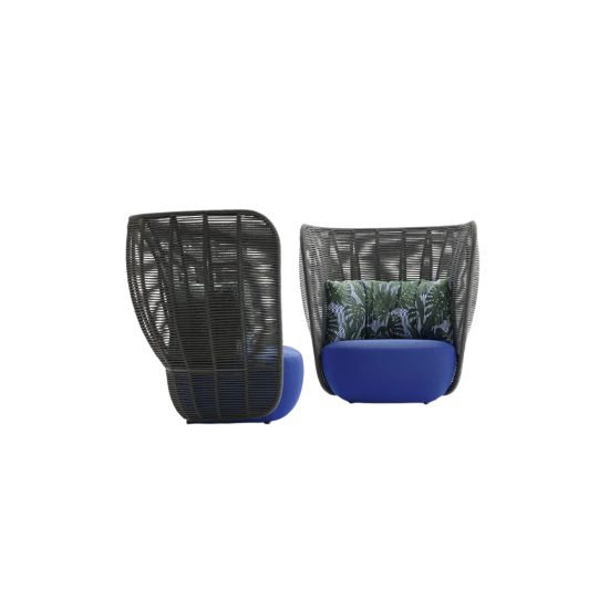 B&B BAY FAUTEUIL AVEC DOSSIER HAUT